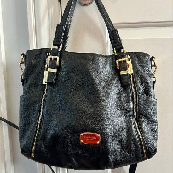 Michael Kors Pebbled Leather Shoulder and Crossbody Bag - Picture 1 of 5